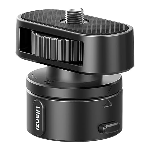 Go Quick II to 1/4" Adapter - 1/4" Thread Go Quick II Base + 1/4" Screw QR Cover Compatibe with Go Quick II Seriese Selfie Stick/Tripod/Monopod/Compact Camera/Phone/Led Video Light Cover