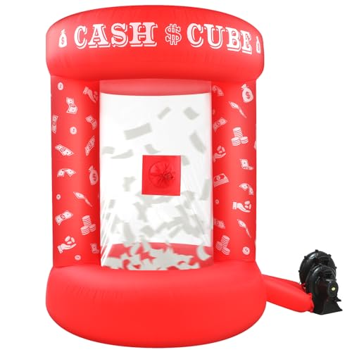 Silipull 5 FT Inflatable Cash Cube Booth Inflatable Money...