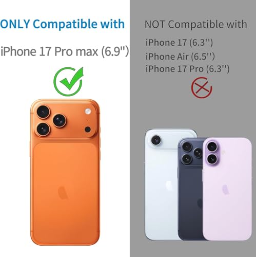 Image of Camera Lens Protector Compatible with iPhone 17 Pro Max (Pack of 3) | 9H Tempered Glass Camera Lens Guard | Scratch Resistant | HD Clear | Anti-Fingerprint | Easy Installation | Bubble Free