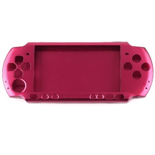 KINGZER New Red Aluminum Cover Case Shell for SONY PSP 3000