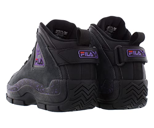 Fila Men's Grant Hill Outdoor Sneaker, Black/Purple, 104
