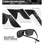 KALIYADI Polarized Sunglasses for Men and Women, Mens Sun Glasses with UV Protection for Driving Fishing Golf (3 Packs) - Image 4