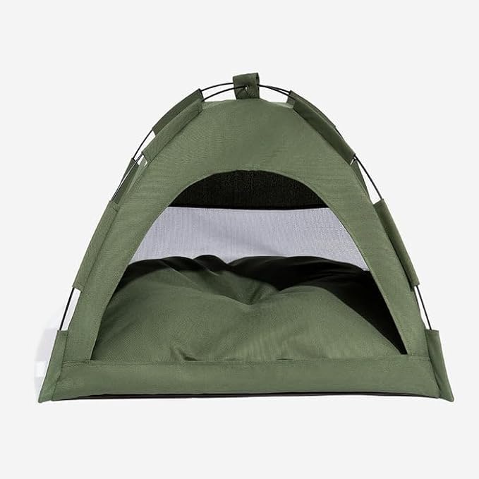 Zipzox Cozy Dog Bed Camping Cat Tent with Cushion for Pets - Indoor Cat Nest for Small Kitten & Puppy Dogs - Portable and Easy to Clean (B0D5Y7D8KB) Amazon Price History, Amazon Price Tracker