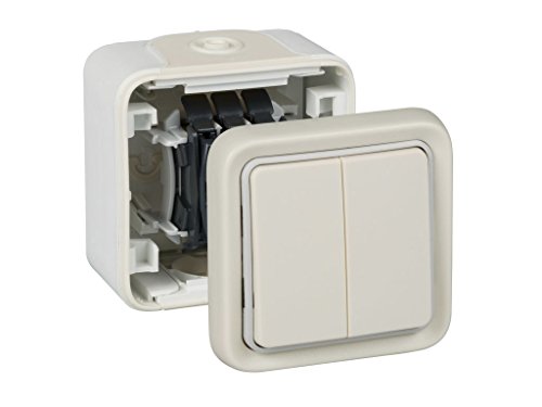 Legrand Plexo - Switch Switch Double Surface (Modern) White - Image 4