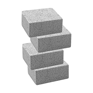 Grill Reinigingssteen baksteen Baksteen Barbecue Puimschraper Borstel Bushalingsklaring voor BBQ Kitchen 4 stks, grillreinigingssteen