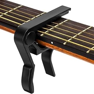 SHANGMAOYO Capodastre Accessoires De Guitare Capo Universel D'aluminium Capo Capo Change Rapide Clé Acoustique Classic… – Image 3