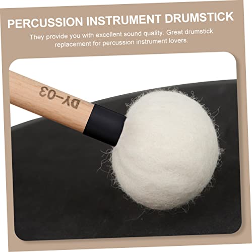 Kit de 2 baquetas de fieltro para percusión miniatura 6