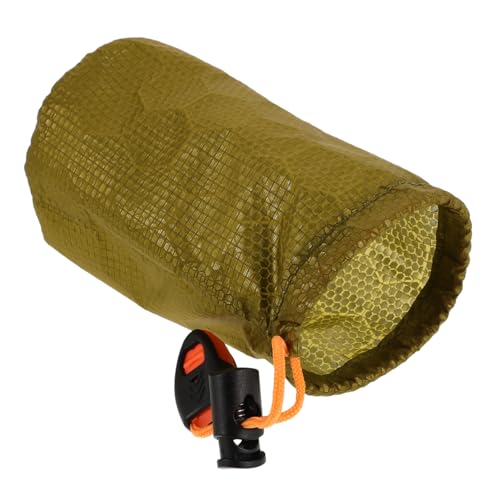POPETPOP Small Stuff Sack Portable Drawstring Mesh Storage Bag for Outdoor Camping Hiking and Backpacking Keeps Dry and Protected