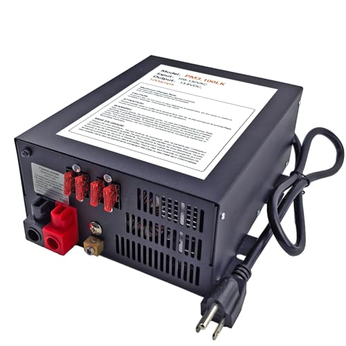 PM3-100LK 100 Amp RV Power Converter 110V AC to 12V DC. Replace PM4/PM3 Power Converter Smart 3-Level Charger Fit for RV Ship and Off-Grid System Lithium and Lead-Acid Batteries 5-Year Warranty