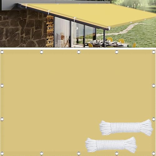 Brise vue balcon pour protéger votre intimité familiale crème - 2