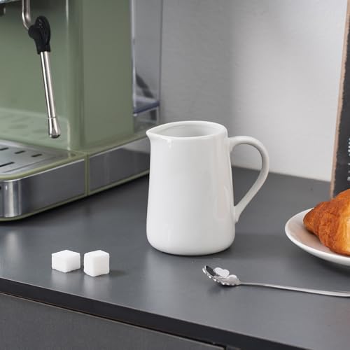 Abestware Sugar and Creamer Set, Ceramic Sugar Bowl with Lid and Spoon, Creamer Container for Coffee - Thumbnail 7