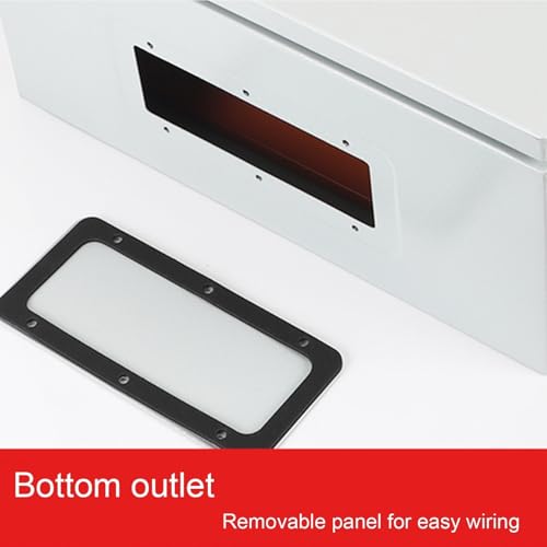 Boîte de jonction verrouillable électricité coffret inox 40x30x20cm - 6