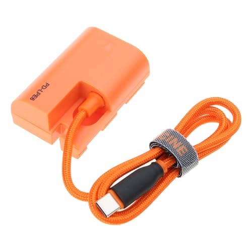 Fausse batterie LPE6 USB C évite les coupures Canon 90D 80D