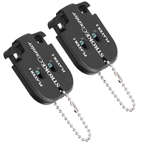 Headerbs Counter, Marqueur De Score Petanque Obut, 2pcs Portable Score Counter Mini Stroke Score Counter with Key Chain