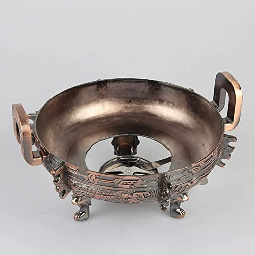 cvhtroe Chafing Dish aus Edelstahl, rundes Chafer Buffetwärmer-Set mit Pfannen, Herdständer, sichtbarem Topfdeckel und… – Bild 6