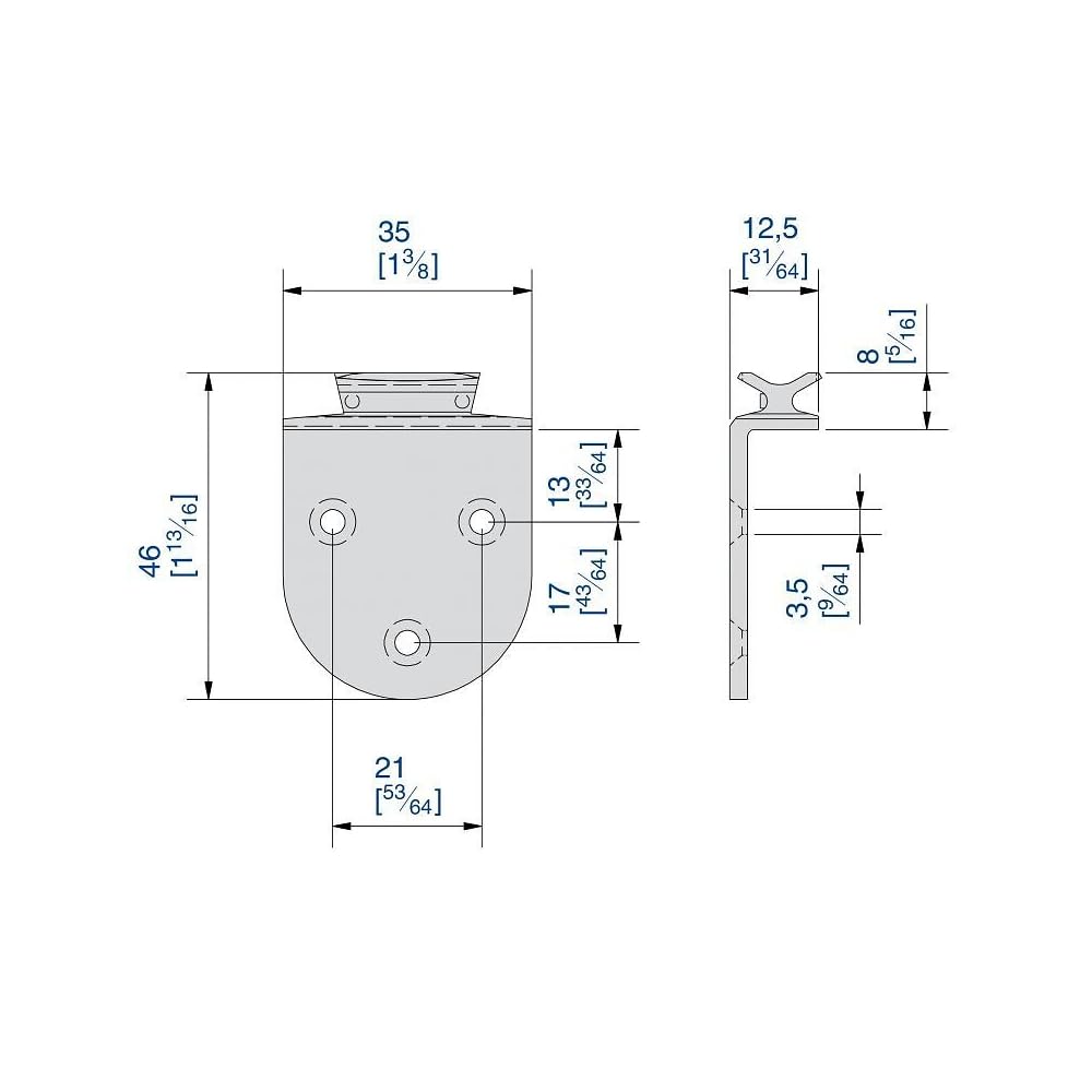 Système coulissant SLID'UP 1900 pour 2 portes de placard - rail 1,5 m aluminium - 6 kg