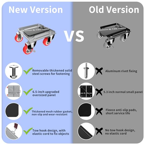 Myuea XXBJ-XIAO-C5 [Upgrade Large] Furniture Dolly,Furniture Movers thumb #4