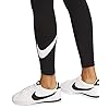 Nike Women's Nike Sportswear High-waisted Club Swoosh Leggings, Black/(White), Small