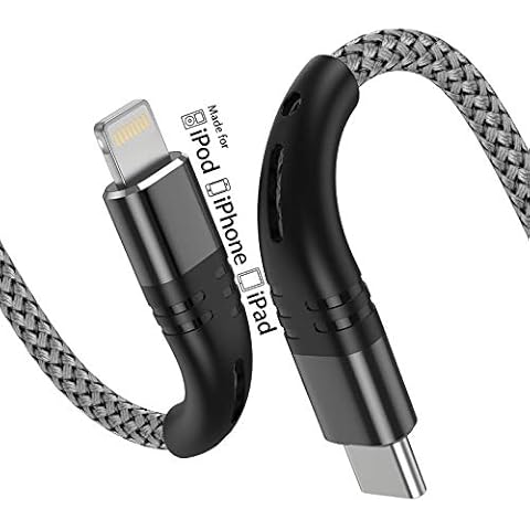 USB C to Lightning Cable 2pack [MFi Certified] iPhone 12 Charger Cable 6.6 ft Long iPhone USB C Charging Braided Cord,Sync Wire for iPhone 12 11 Mini 12 Pro/12 Pro Max/11 Pro Max/XS Cover