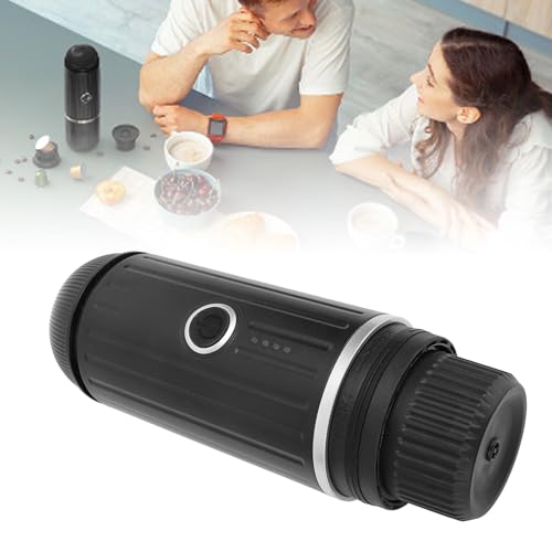 Cafetera eléctrica portátil con batería y uso con cápsulas miniatura 4