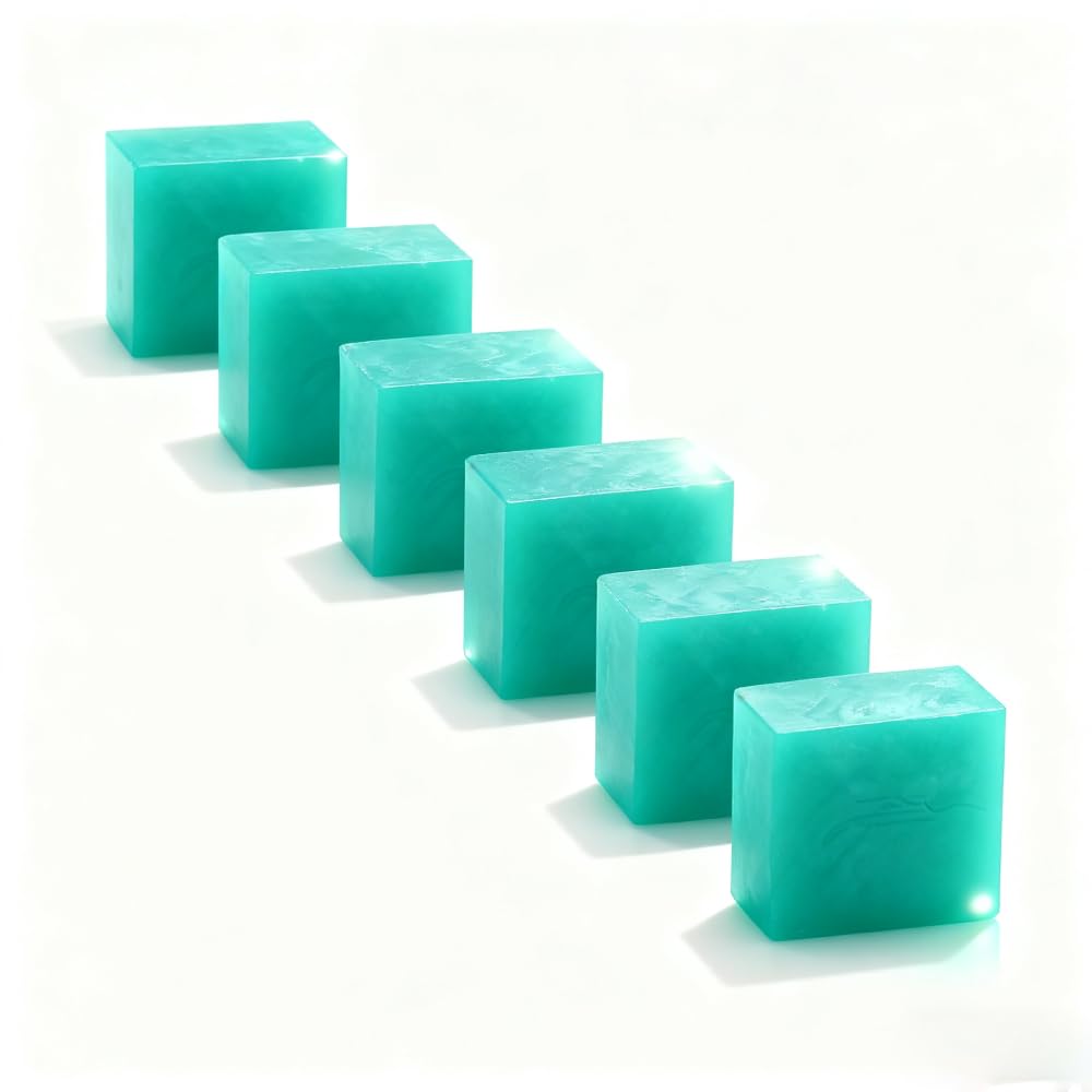 Tea Tree Essential Oil Handmade Soap 3 53 oz 100g Bar Pack of 6-3-in-1 Body Hand and Face