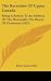 The Rectories Of Upper Canada: Being A Return To An Address Of The Honorable The House Of Commons (1852) - Labouchere, Henry