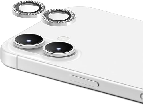 Vista 13 de CASETiFY Gema de lente de cámara [fácil aplicación] para iPhone 15 Pro / 15 Pro Max - Plata plateado