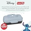 Disney | Dash MultiMaker Double Mini Maker System - صانع وافل كهربائي مريح - يتميز بألواح قابلة للتبديل وآمنة للاستخدام في غسالة الأطباق - تنظيف سريع وإعداد بسيط - تصميم Lilo & Stitch