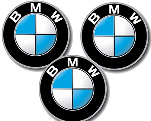 Plaquettes BMW + Feuille Autocollante (X4) (D 64,5mm ) BMW Série 3 E36 E46