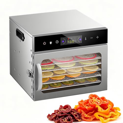 Suszarka do żywności o wysokiej wydajności 800 W 6Trays