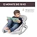 Chicco Wippe Magia 2-in-1: Babywippe und erster Sitz bis 18 kg, Spielbügel mit Holzelementen, Mini-Sitzverkleinerer inklusive, Schaukel- oder feste Position und verstellbare Rückenlehne