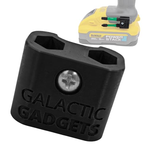 Magnetic Bit Holder for DEWALT 20V Drill Galactic Gadgets (Black)
