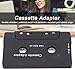 Cassette Adapter Car Bluetooth Audio Receiver, Tape Player Bluetooth 5.0 Cassette Aux Adapter