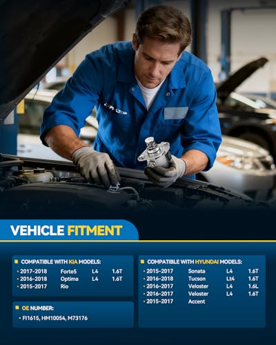 Image of PHILTOP High Pressure Fuel Pump Fits for Hyundai Accent, Kia Rio, Sonata 2015-2017, Tucson, Optima 2016-2018, Forte5 2017 2018, L4 1.6T, HM10054