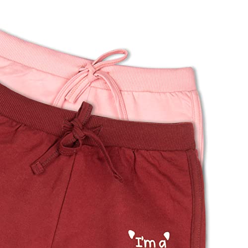 Image of Real Basics Premium Cotton Printed Shorts for Girls (Pack of 2)