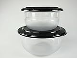 Original Tupperware TUPPERWARE Tafelperle 3,5 L schwarz + 2,1 L OHNE RAND Servieren Classic Royal