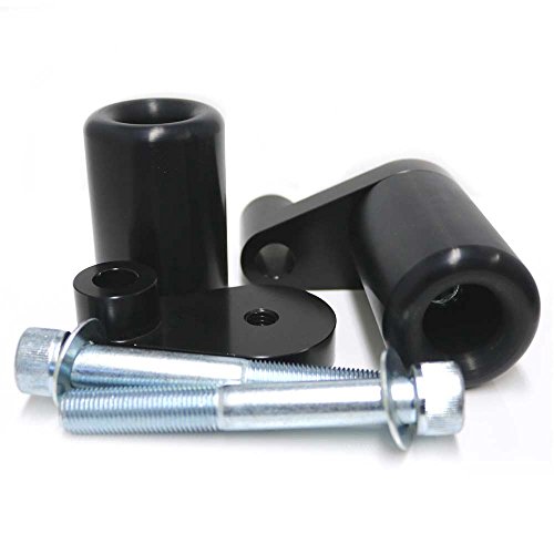 Shogun USA Made Kaw Ninja 500 Z500 2024 2025 2026 NO Cut Black Frame Sliders Fits ABS & Non ABS Models - 750-4169 - Instructions Shown in Images