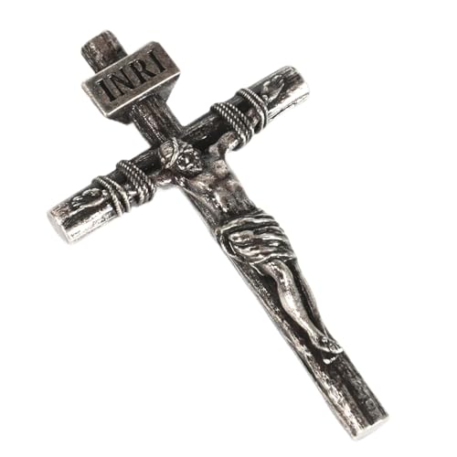 ZENLUNANO Catholic Cross Necklace for Men, Crucifix Necklace for Women,
