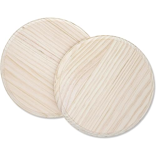 Bright Creations ZECGY Unfinished Wood Round Plaques cover