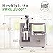 PURE Juicer Two-Stage Juicer - Premium Cold Press Juicing Machine - Solid Stainless Grinder and Hydraulic Press For Fruits, Vegetables, Nuts