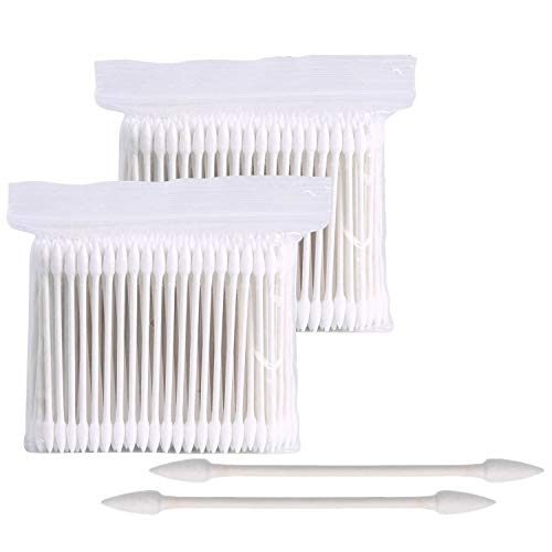 800 Pieces 3 Inch Double Tipped Cotton Swabs Pointed Tip Paper Sticks Cotton Buds Cotton Tipped Applicator