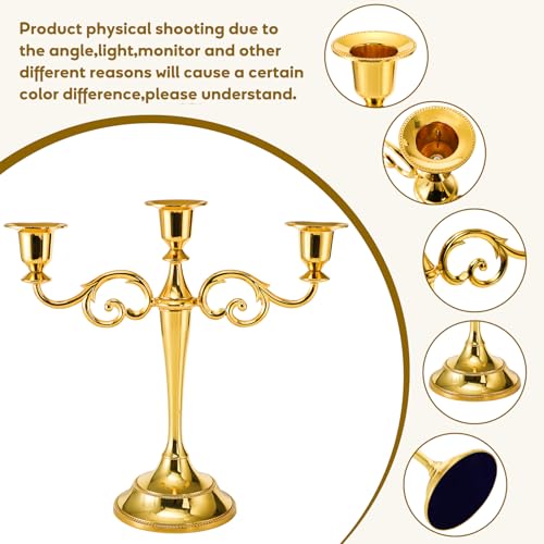 Youeon 3 Arm Gold Candelabra thumb #3