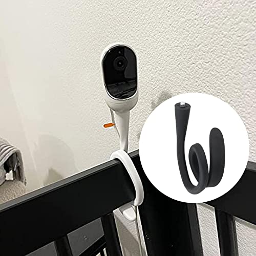 Ronyme Suporte de câmera flexível para monitor com suporte giratório Suporte para berço para para cr
