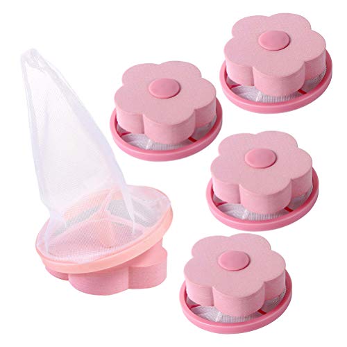 5 UNIDS Lavadora Bolsa de Malla Quincunx Filtro de Forma de Flor...