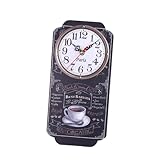 Horloge murale vintage - facile à accrocher au mur et pratique pour obtenir l'heure précise.