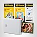 Kodak Step Instant Smartphone Photo Printer - 75 Sheets Bundle - Portable Mini Color Wireless Mobile Printer - Zink 2x3” Sticky-Back Photos - Bluetooth Compatible with Smart Devices - Fun App -White