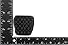 Red Hound Auto 2 Brake Clutch Pads Cover for Compatible with Honda Pedal Rubber Manual Transmission Replacement