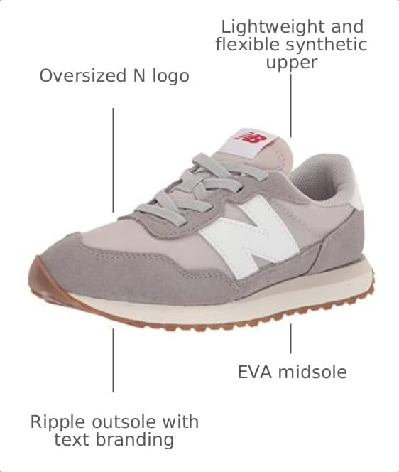 Image of New Balance Kid's Kids 237 Bungee Lace Sneaker