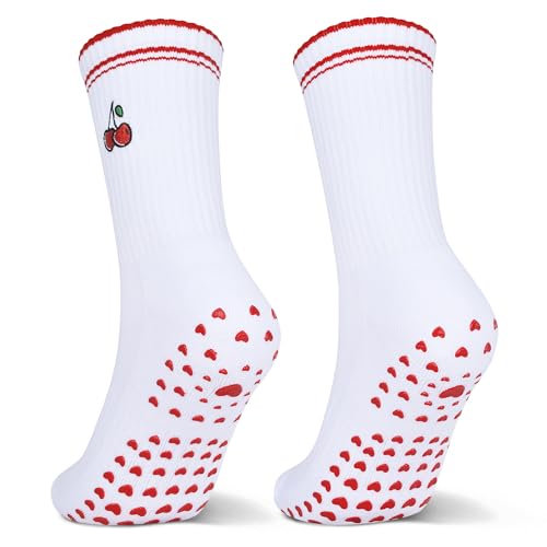 Image of Grip Non-slip Cute Pilates Socks for Yoga,Barre,Reformers US Shoe Sizes 5-11