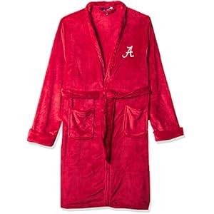 Northwest NCAA Alabama Crimson Tide Unisex-Adult Silk Touch Bath Robe, Large/X-Large, Team Colors